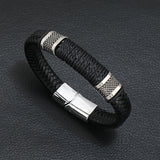 Braided Rope Bracelets Men Women Charm Leather Bracelets
