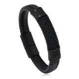 Braided Rope Bracelets Men Women Charm Leather Bracelets