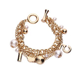 Camellia Pearl Bracelet Flower Number 5 Pendant Jewelry