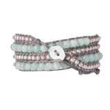 5-Layer Freshwater Pearl Wrap Bracelet for Mom