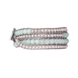5-Layer Freshwater Pearl Wrap Bracelet for Mom