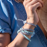 5-Layer Freshwater Pearl Wrap Bracelet for Mom