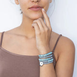 5-Layer Freshwater Pearl Wrap Bracelet for Mom