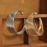 Geometric Bracelet for Women Open Cuff Bangle Jewelry