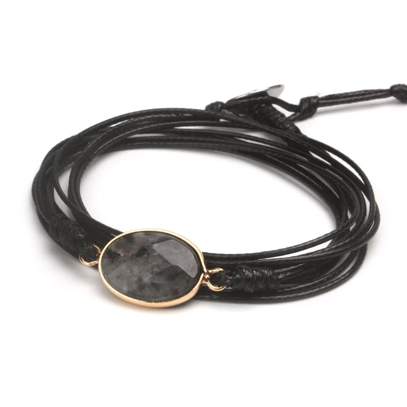 Multilayer Labradorite Stone Bracelet for Women