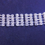 Sexy Rhinestones Tassel Necklace Long Clavicle Chain Jewelry