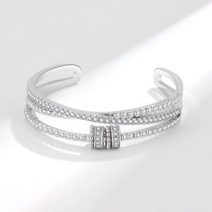 Rotatable Bead Bangles Charm Bracelet Fine Jewelry