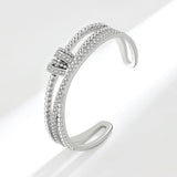 Rotatable Bead Bangles Charm Bracelet Fine Jewelry