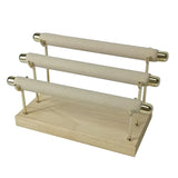 Wooden Ring Display Rack With Stick Stand