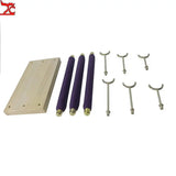 Wooden Ring Display Rack With Stick Stand