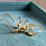 Multilayered Line Ear Cuff Earrings for Women