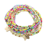 Bohemian Butterfly Beads Bracelet Cuff Bangle Jewelry