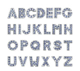 130PC/lot 8mm Slide Letter Charms DIY English Alphabet for Keychains