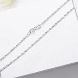 Real Tibetan Silver Slim Snake Chain Necklace Women Jewelry