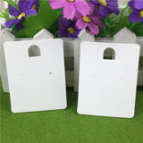 200Pcs/Lot Smiley Lovely Earring Ear Stud Display Cards 6.5x5cm