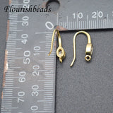 Multi-Color CZ Beads Earring Hooks for Jewelry Making
