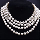 French Natural Pearl Necklace Irregular Pearls Chokers Wedding Jewelry