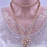 French Natural Pearl Necklace Irregular Pearls Chokers Wedding Jewelry