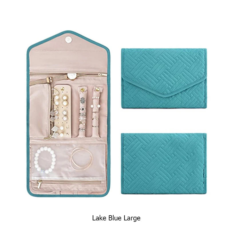 Jewelry Storage Organizer Roll Pouch