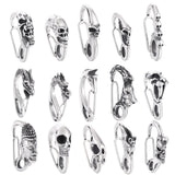 Punk Buddha Animal Skull Bone DIY Custom Keychain Carabiner Jewelry