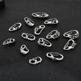 Punk Buddha Animal Skull Bone DIY Custom Keychain Carabiner Jewelry