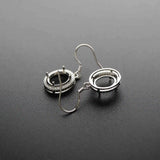 Oval Bezel Sterling Silver Earrings Settings 1702197