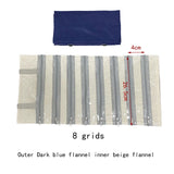 Jewelry Roll Bags Ring Earring Holder Pvc Zipper Jewelry Pouch