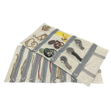 Jewelry Roll Bags Ring Earring Holder Pvc Zipper Jewelry Pouch