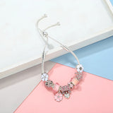 Adjustable Snake Chain Charm Bracelet For Women High-Quality Jewelry