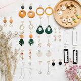 Geometric Leaves Clip Earrings Women's Jewelry