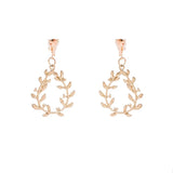 Geometric Leaves Clip Earrings Women's Jewelry