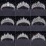Wedding Crown Royal Queen Bridal Tiaras Hair Jewelry Pageant Head Accessories