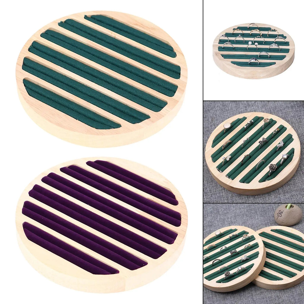Wooden Jewelry Display Board for Vanity Countertop