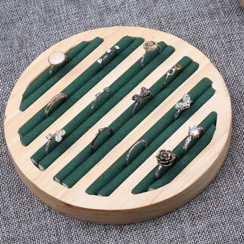 Wooden Jewelry Display Board for Vanity Countertop