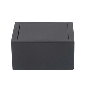 Cufflinks Box Flip Cover Rotating Jewelry Display Case T8DE