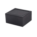 Cufflinks Box Flip Cover Rotating Jewelry Display Case T8DE