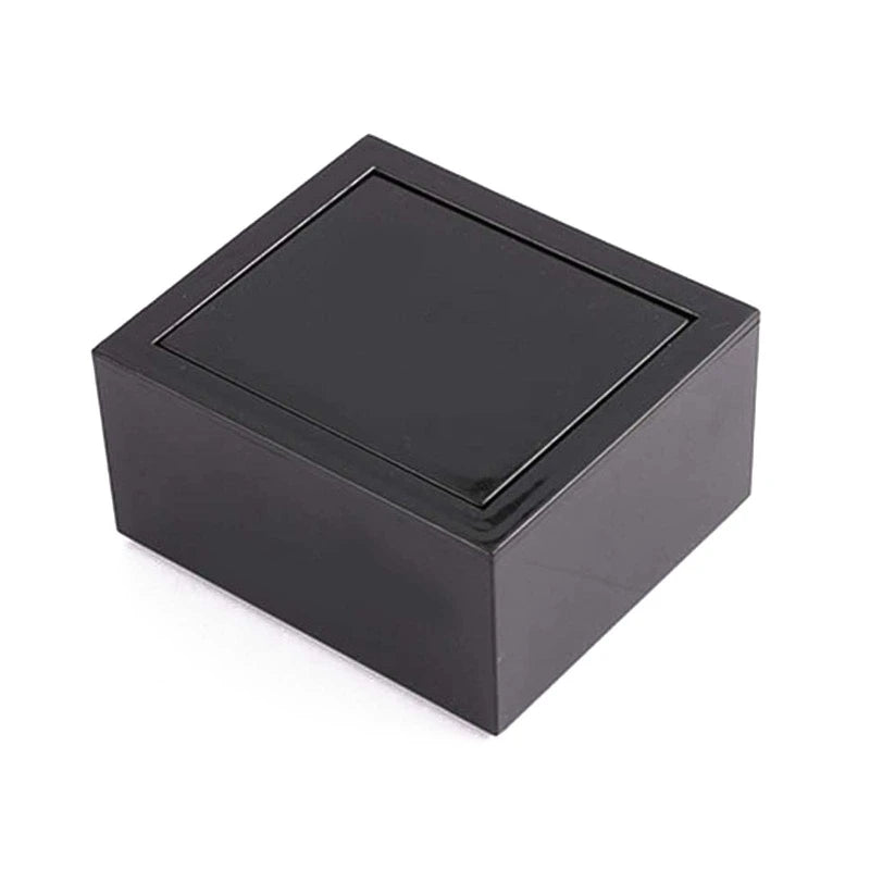 Cufflinks Box Flip Cover Rotating Jewelry Display Case T8DE