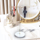 Marble Base T Bar Necklace Rack Holder for Jewelry Display