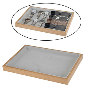 Velvet Jewelry Display Tray for Home Shop