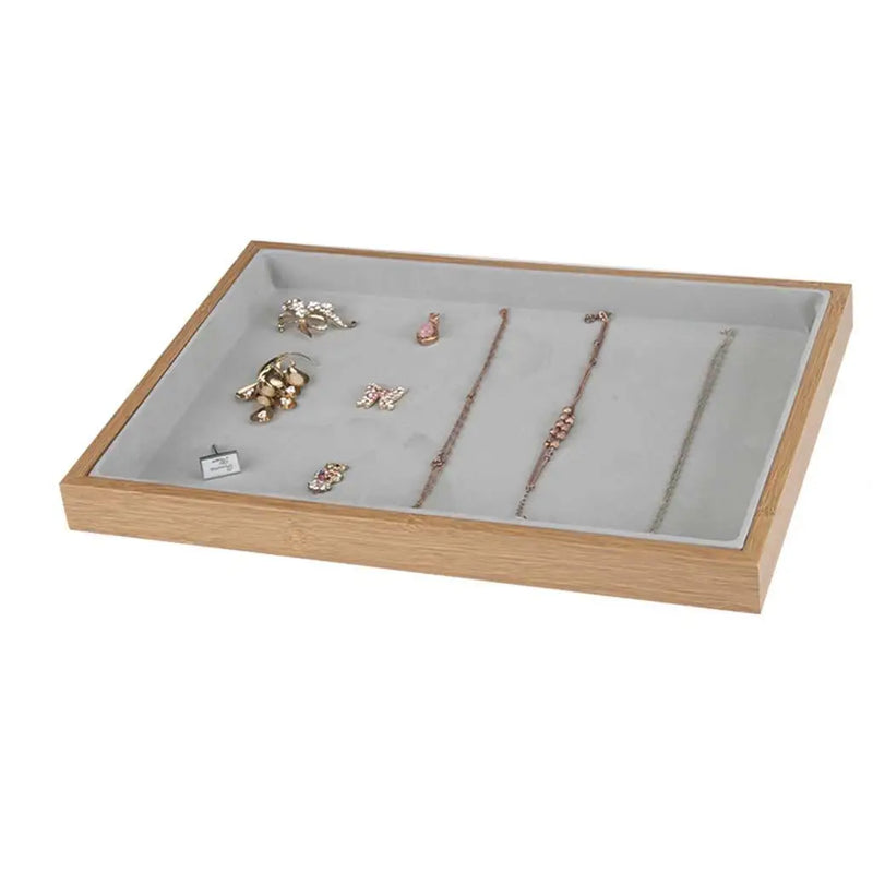 Velvet Jewelry Display Tray for Home Shop