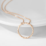 Minimalist Choker Necklace Stainless Steel Pendant Jewelry Gift