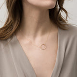 Minimalist Choker Necklace Stainless Steel Pendant Jewelry Gift