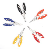 Multiuse Braid Scissor Fishing Plier Tool Hook Remover Split Ring Opener Tackle
