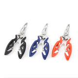 Multiuse Braid Scissor Fishing Plier Tool Hook Remover Split Ring Opener Tackle