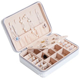 Multy Grids Pu Leather Jewelry Box Earring Display Box Jewelry Organizer