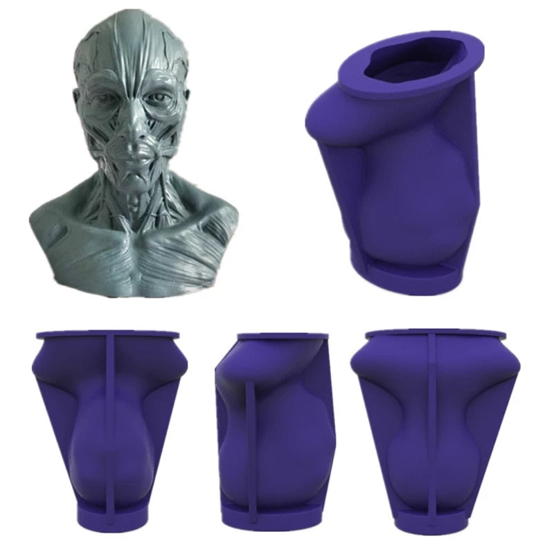 Muscle Man Epoxy Resin Mold Silicone Mould DIY Crafts