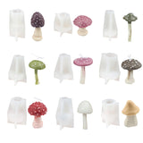 Mushroom Candle UV Crystal Epoxy Resin Mold Aromatherapy Plaster Silicone Mould