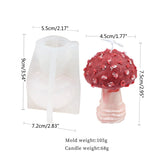 Mushroom Candle UV Crystal Epoxy Resin Mold Aromatherapy Plaster Silicone Mould