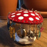 Mushroom Earring Holder Jewelry Organizer Earrings Bracelet Storage Shelf