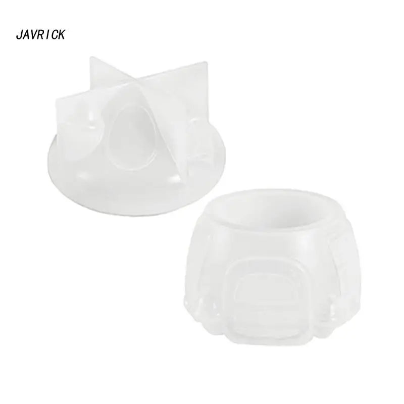 Mushroom House Jars Silicone Molds with Lid - Resin Epoxy Casting Mold